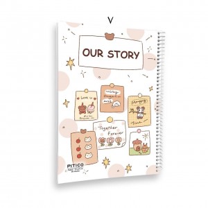 دفتر ۸۰ برگ سیمی جلد مقوایی