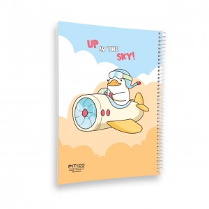 دفتر ۱۰۰ برگ سیمی جلد گلاسه