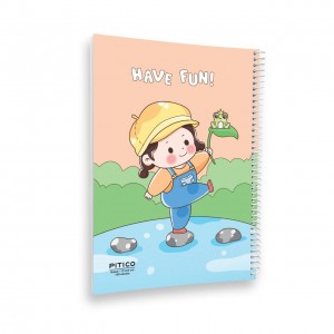 دفتر ۱۰۰ برگ سیمی جلد گلاسه