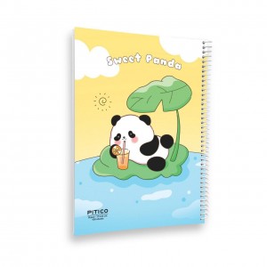 دفتر ۱۰۰ برگ سیمی جلد گلاسه