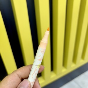 هایلایتر دو سر قلمی معطر طرح میوه