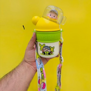 قمقمه استیل لیوان‌دار