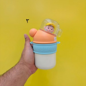 قمقمه استیل لیوان‌دار