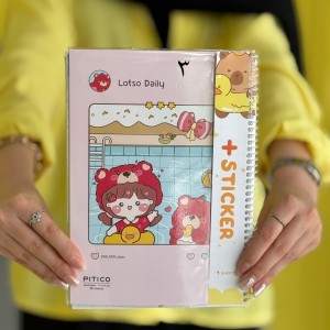 دفتر حاشیه‌دار ۶۰برگ مجلد