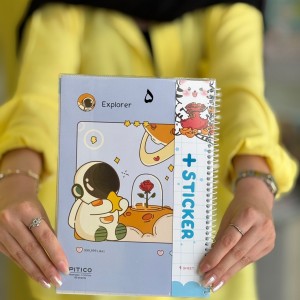 دفتر حاشیه‌دار ۶۰برگ مجلد