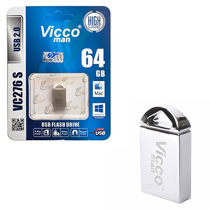 فلش مموری ویکومن مدل VC276S ظرفیت 64 گیگابایت