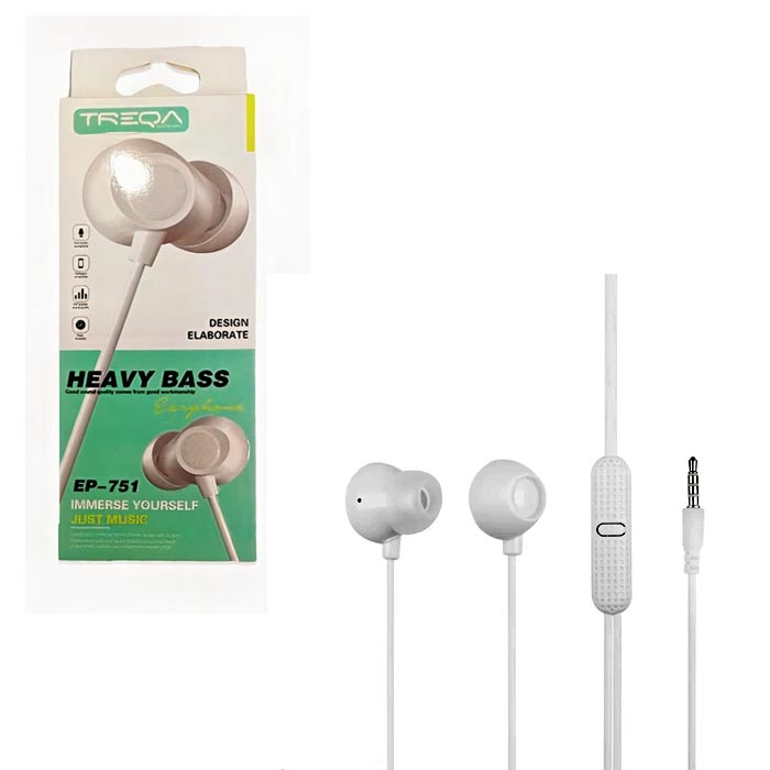 هندزفری سیمی TREQA مدل EP-751