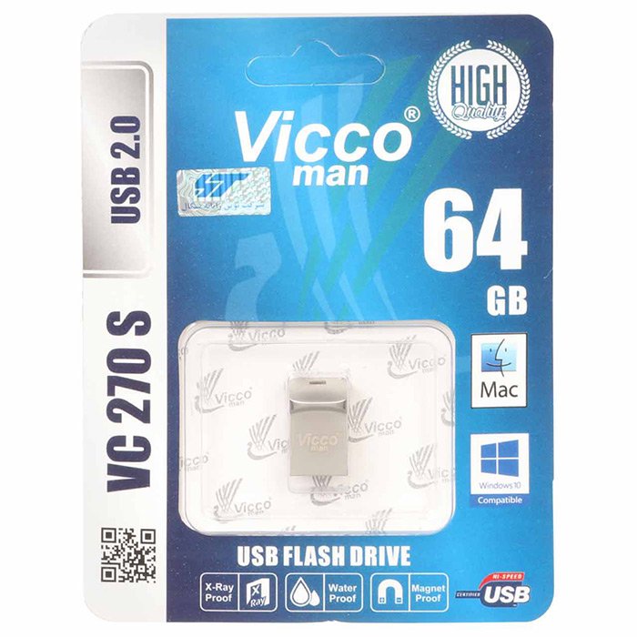 فلش مموری ویکومن مدل VC270S ظرفیت 64 گیگابایت