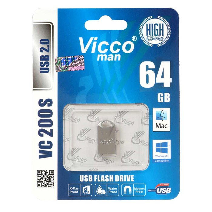 فلش مموری ویکومن مدل VC200S ظرفیت 64 گیگابایت
