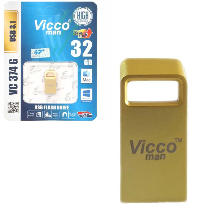 فلش مموری ویکومن مدل VC37G ظرفیت 32 گیگابایت