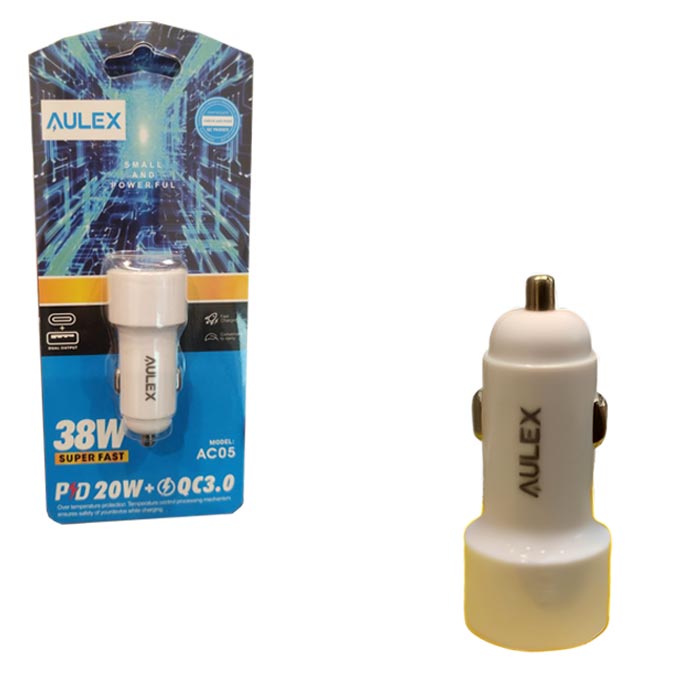 شارژر فندکی 38 وات AULEX مدل AC05