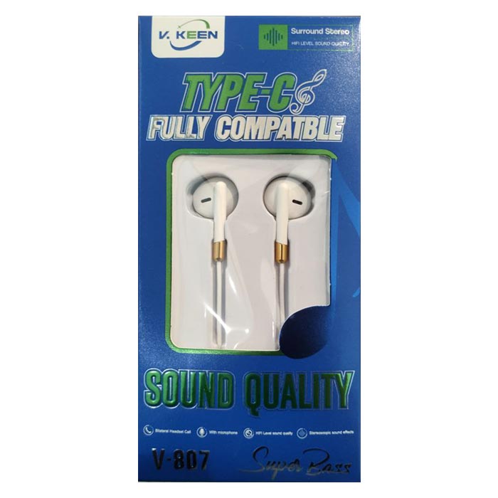 خرید هندزفری سامسونگ A55 برند V.Keen-V807