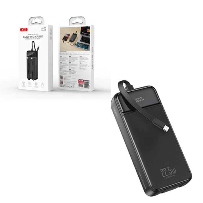 پاوربانک ایکس او ظرفیت 20000 میلی آمپر ساعت مدل XO-PR275