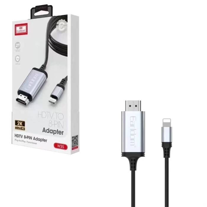 کابل تبدیل لایتنینگ به HDMI ارلدام مدل ET-W35
