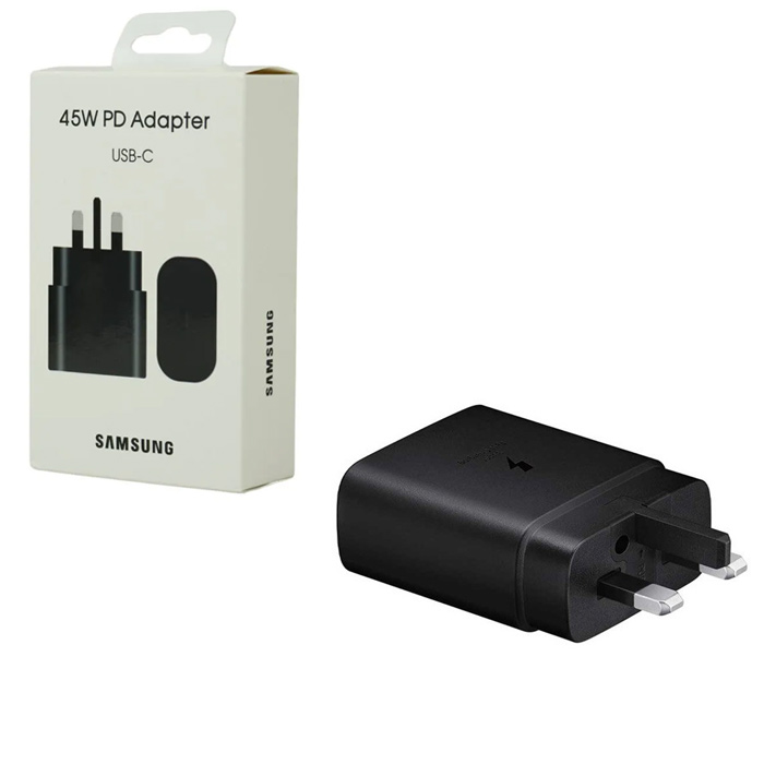 آداپتور اصلی 45 وات سامسونگ مدل سه پین NFC فعال