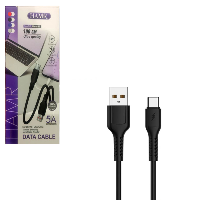 کابل تایپ سی 1 متر  HAMR مدل HAMR-BZ