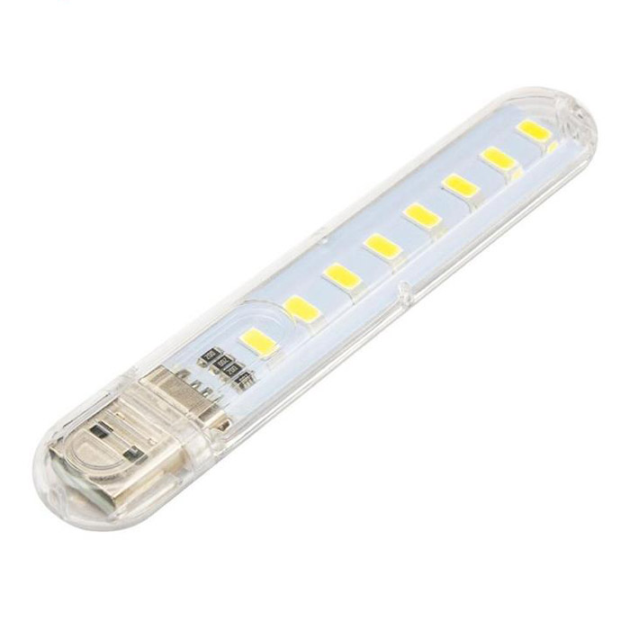 چراغ LED یو اس بی 8 تایی مدل 8 LED SOURCE