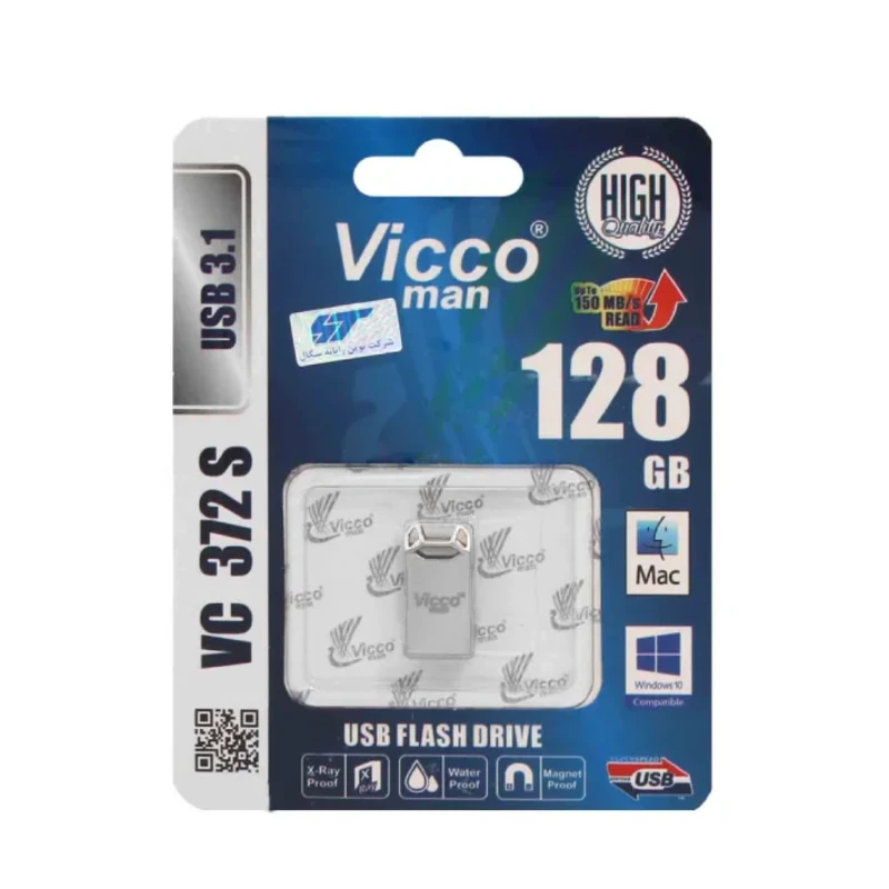 فلش مموری ویکومن مدل VC372 S ظرفیت 128 گیگابایت