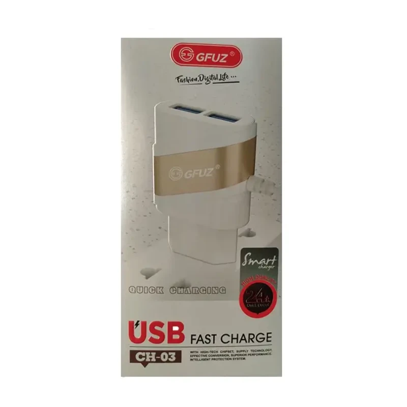 شارژر دیواری جیفوز با کابل تایپ سی مدل CH-03