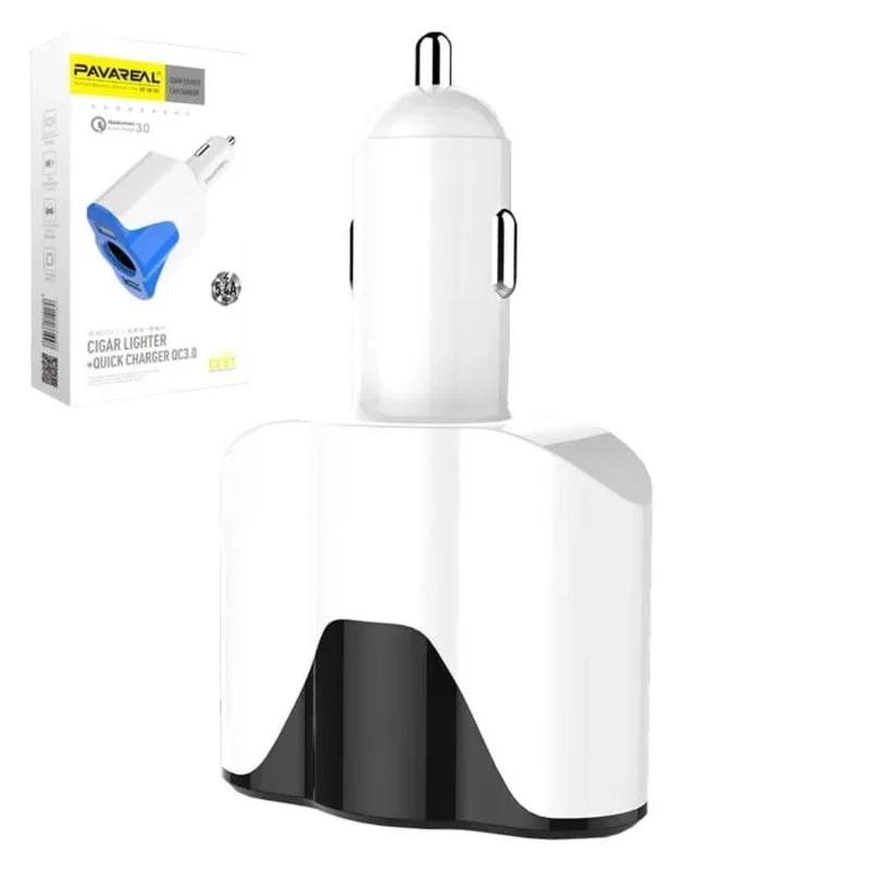 شارژر فندکی و فندک سیگار پاواریال مدل PA-CC51