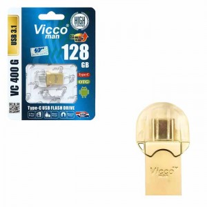 فلش مموری OTG ویکومن مدل VC400G ظرفیت 128 گیگابایت