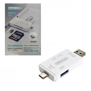 رم ریدر OTG برند TREQA مدل USB-6