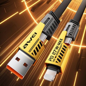 کابل شارژ سریع تایپ سی و لایتیننگ اَوی (65W) مدل CL-226