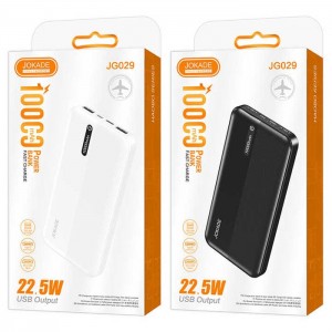 پاوربانک شارژ سریع jokade مدل JG029 ظرفیت 10000 میلی آمپر ساعت