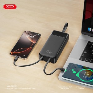 پاوربانک ایکس او ظرفیت 20000 میلی آمپر ساعت مدل XO-PR275