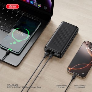 پاوربانک ایکس او ظرفیت 20000 میلی آمپر ساعت مدل XO-PB309