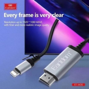 کابل تبدیل لایتنینگ به HDMI ارلدام مدل ET-W35