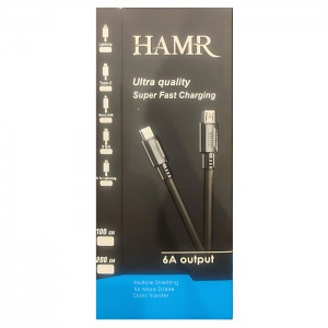 کابل تایپ سی 2 متر  HAMR مدل 6 آمپر