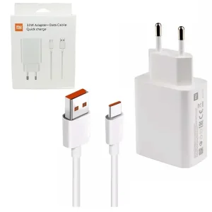 شارژر دیواری  33 وات شیائومی همراه با کابل تایپ سی