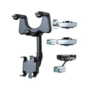 نگهدارنده گوشی آینه ای مناسب خودرو با قابلیت چرخش 360 درجه ای