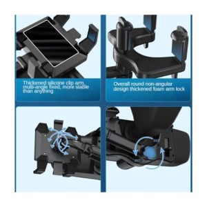 نگهدارنده گوشی آینه خودرو با قابلیت چرخش 360 درجه