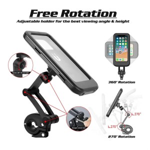 نگهدارنده موبایل مناسب برای دوچرخه، موتور سیکلت و اسکوتر