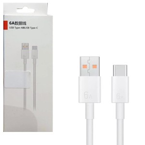 کابل  شارژ سریع USB به تایپ سی 6 آمپر