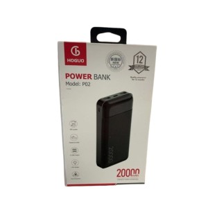 پاوربانک Hoguo مدل P02 ظرفیت 20000 میلی آمپر ساعت
