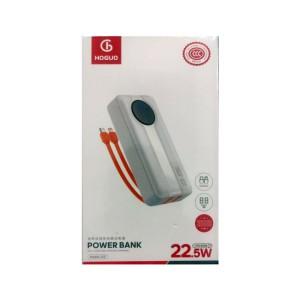 پاوربانک Hoguo مدل J20 ظرفیت 20000 میلی آمپر ساعت 22.5 وات