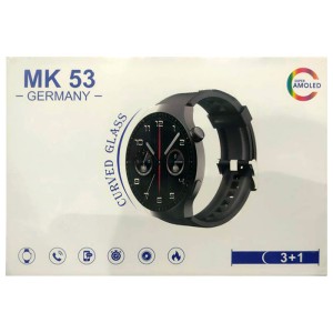 ساعت هوشمند مدل MK53 Germany به همراه 3 بند سیلیکونی