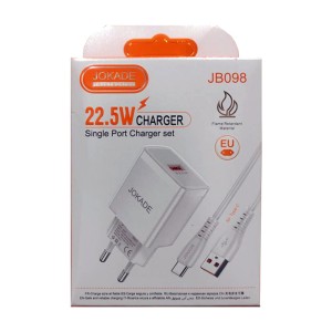 شارژر دیواری 22.5 وات تایپ سی Jokade مدل JB098