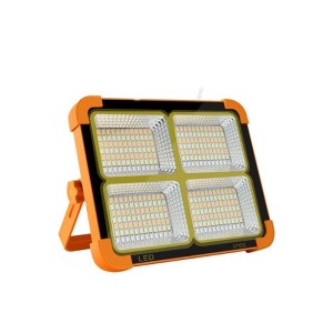 پروژکتور LED خورشیدی پنلی دارای دو نور آفتابی و مهتابی