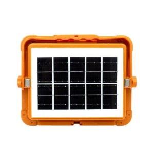 پروژکتور LED خورشیدی پنلی دارای دو نور آفتابی و مهتابی