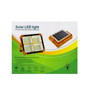 پروژکتور LED خورشیدی پنلی دارای دو نور آفتابی و مهتابی