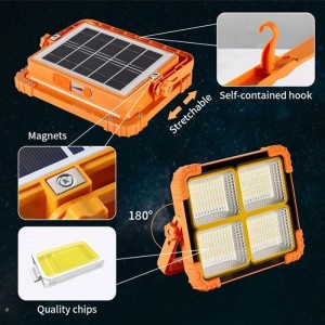 پروژکتور LED خورشیدی پنلی دارای گواهی ضد آب IP66