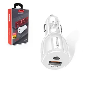 شارژر فندکی عمده 20 وات جیفوز مدل CR-74 (20 عددی)