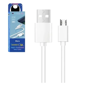 کابل شارژ عمده کارتن 100 عددی میکرو یولر مدل DX310W-M