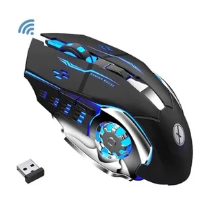 Wireless Gaming Mouse Rechargeable 2.4GHz with RGB Backlight (Zornwee CH001)