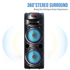 ZQS8216 DJ PA Portable 40W Trolley Speaker Audio Player Karaoke Bluetooth Subwoofer Speaker (7)