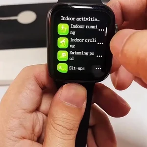 Black Silicone P37 pro Smart Watch